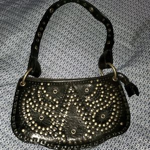 Nordstroms leather wristlet